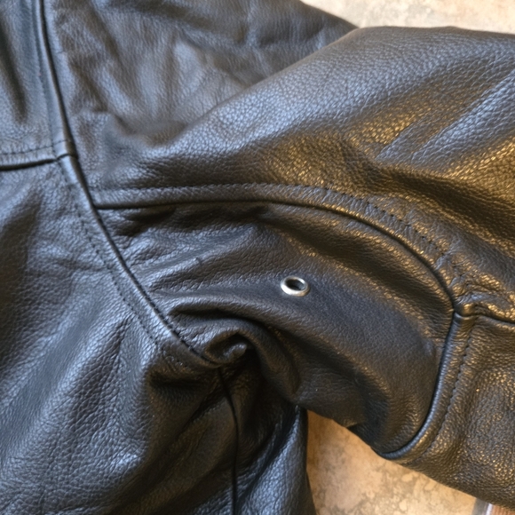 Wilsons Leather Jacket Zip & Button 3M Thinsulate Lining Men's Size Medium - Picture 5 of 10